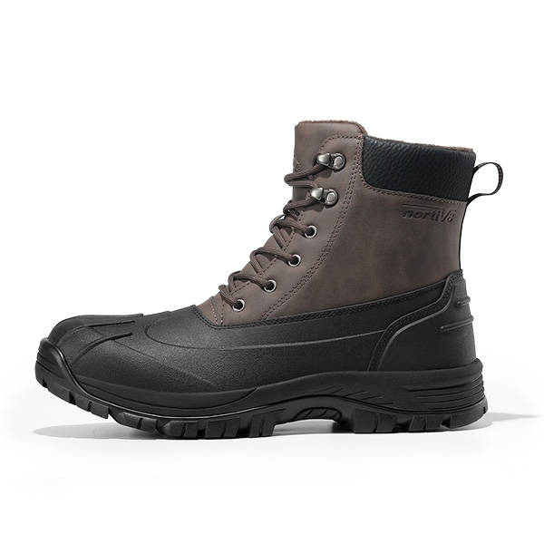 Men's Insulated Snow Winter Boots - BROWN - 2